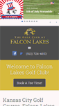 Mobile Screenshot of falconlakesgolf.com